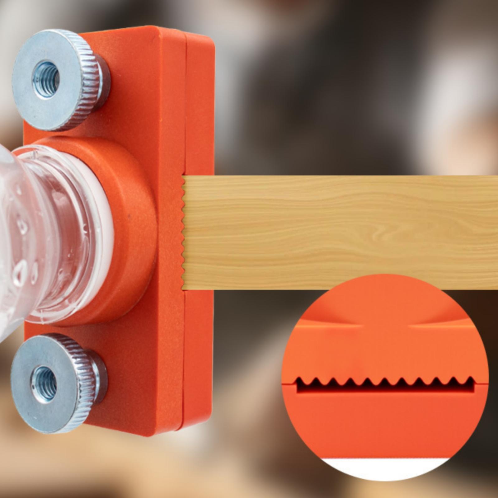Woodworking Glue - เครื่องติดขอบไม้สำหรับงานไม้และประกอบเฟอร์นิเจอร์ เครื่องทากาวแบบใช้มือ พร้อมตัวหนีบปรับได้ 10 ถึง 30