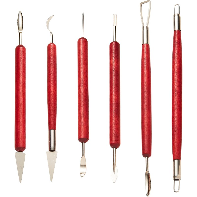 ชุดเครื่องมือปั้นดินเผา 6 ชิ้น - Wood Chisel Set บทวิจารณ์และราคา