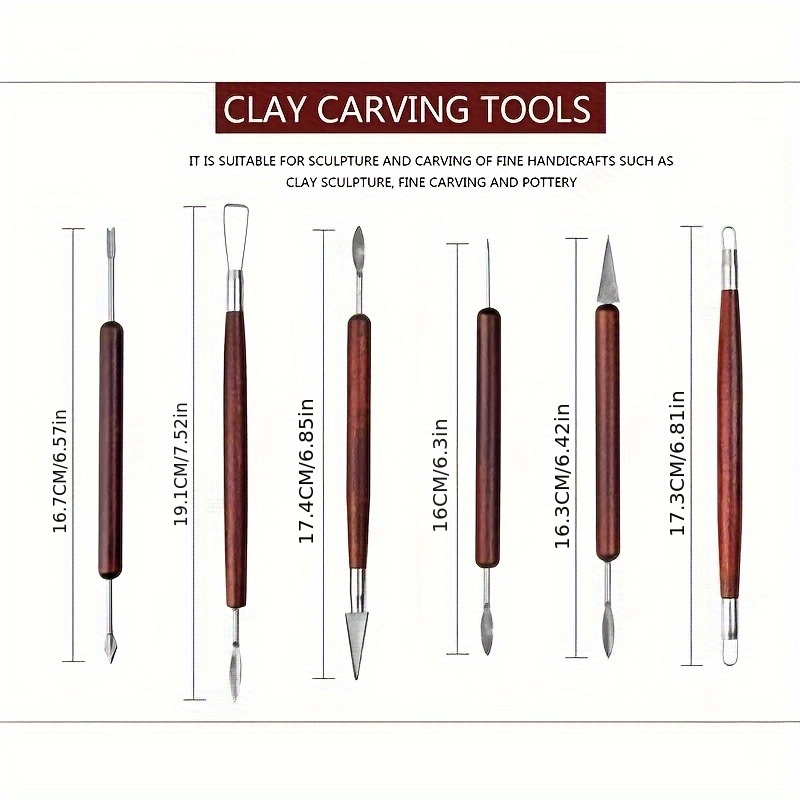 6PCS Sculpting เครื่องมือเครื่ - Wood Chisel Set บทวิจารณ์และราคา