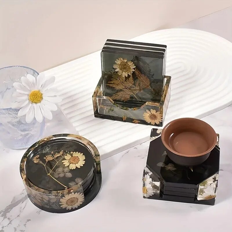 Coaster เรซินแม่พิมพ์ชุดรวม 1  - Woodworking Resin บทวิจารณ์และราคา