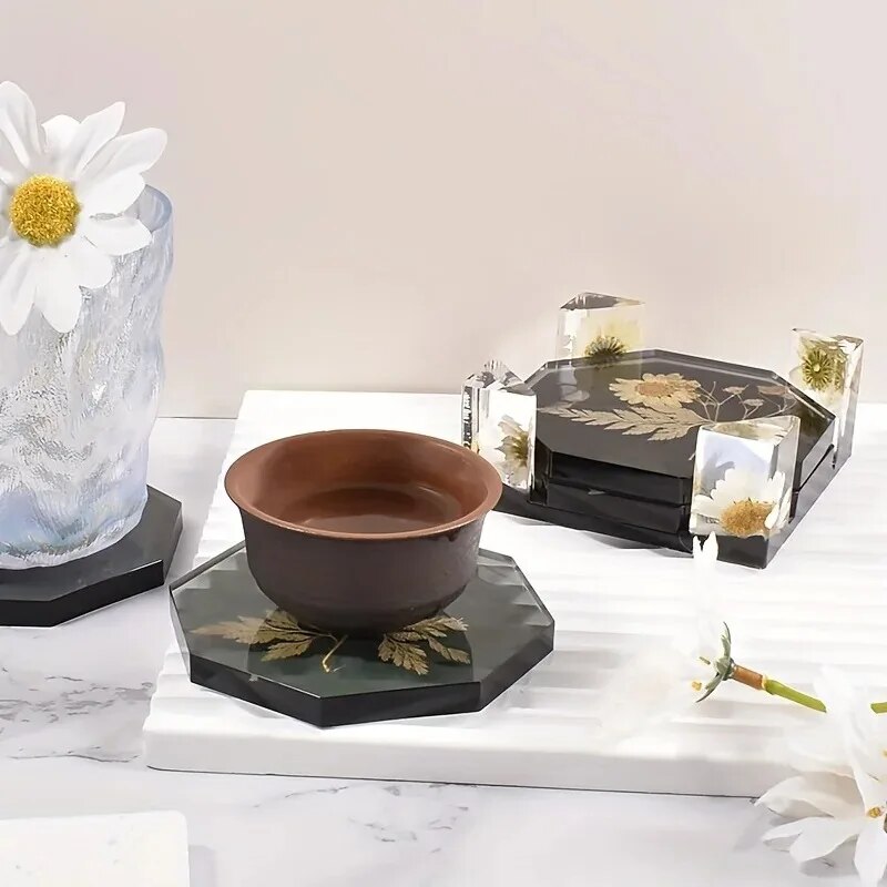Coaster เรซินแม่พิมพ์ชุดรวม 1  - Woodworking Resin บทวิจารณ์และราคา